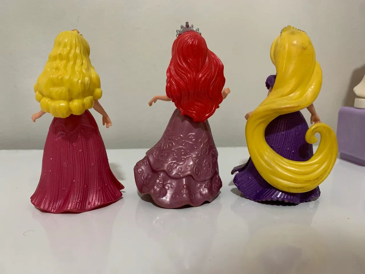 Bonecas Princesas Disney Magiclip - Ariel, Rapunzel e Aurora - Foto 2