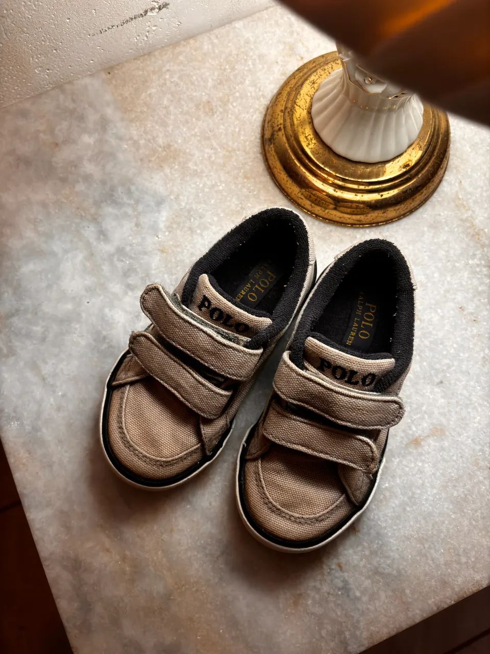 Sapatênis Ralph Lauren infantil original lindo TAM 24/25 - Foto 2