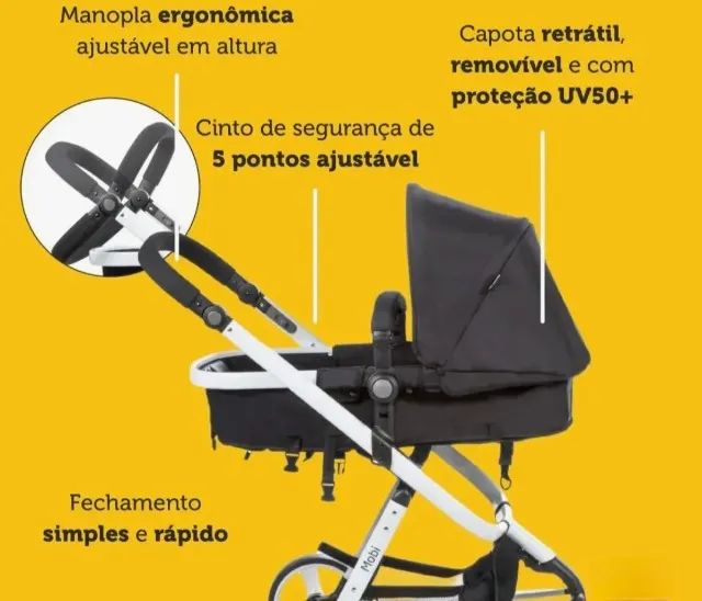 Carrinho Bebê Safety - Foto 2