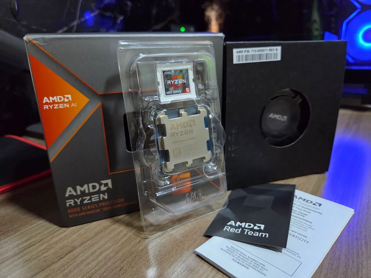 Processador AMD Ryzen 5 8600g + Caixa + Cooler Box + Nota Fiscal