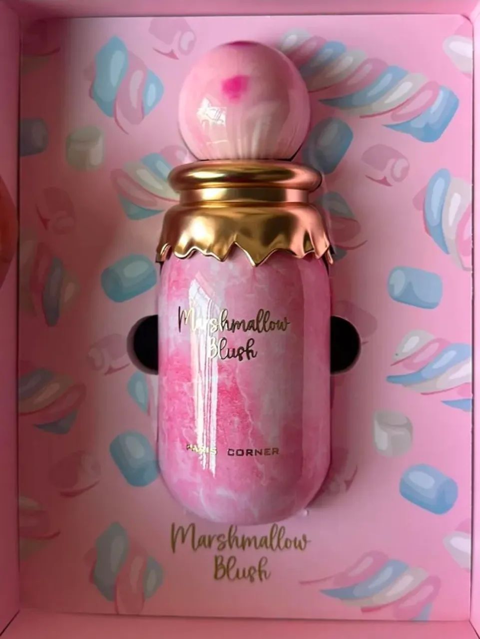 Perfume Marshmallow Blush Paris Corner Feminino Doce Original 100 ml - Foto 2