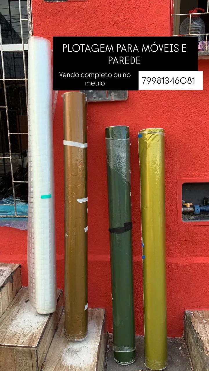 Plotagem para móveis ou parede 40$ o metro