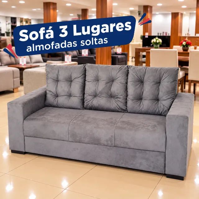 Sofá pequeno na promoção do Dia ! 
