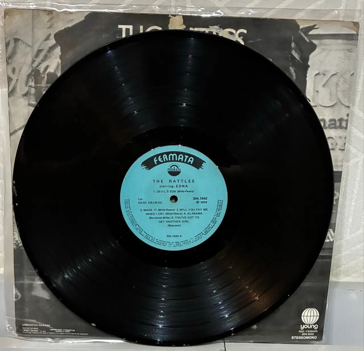 Disco vinil The Rattles starring Edna - Foto 2