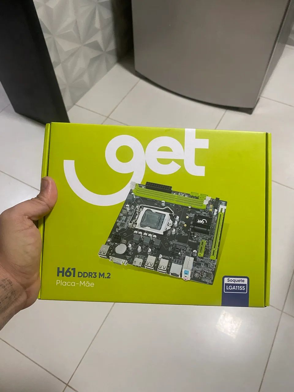 Placa mãe H61 1155 