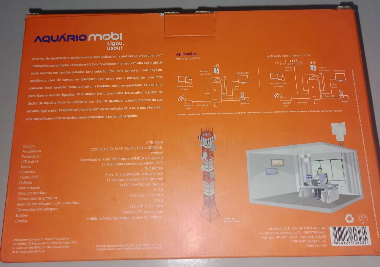 Amplificador Modem Externo 4G  - Foto 2
