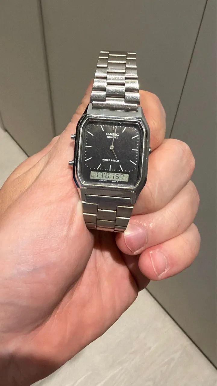Relógio Casio Vintage Prata 