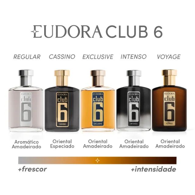 Perfume Club 6 Intenso Eudora 95ml - Foto 2
