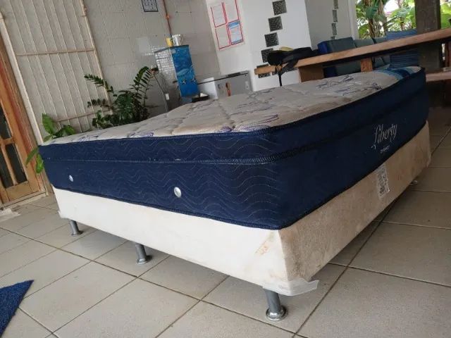 CAMA BOX CASAL ORTOBOM LIBERTY - USADA Á VENDA - Foto 4