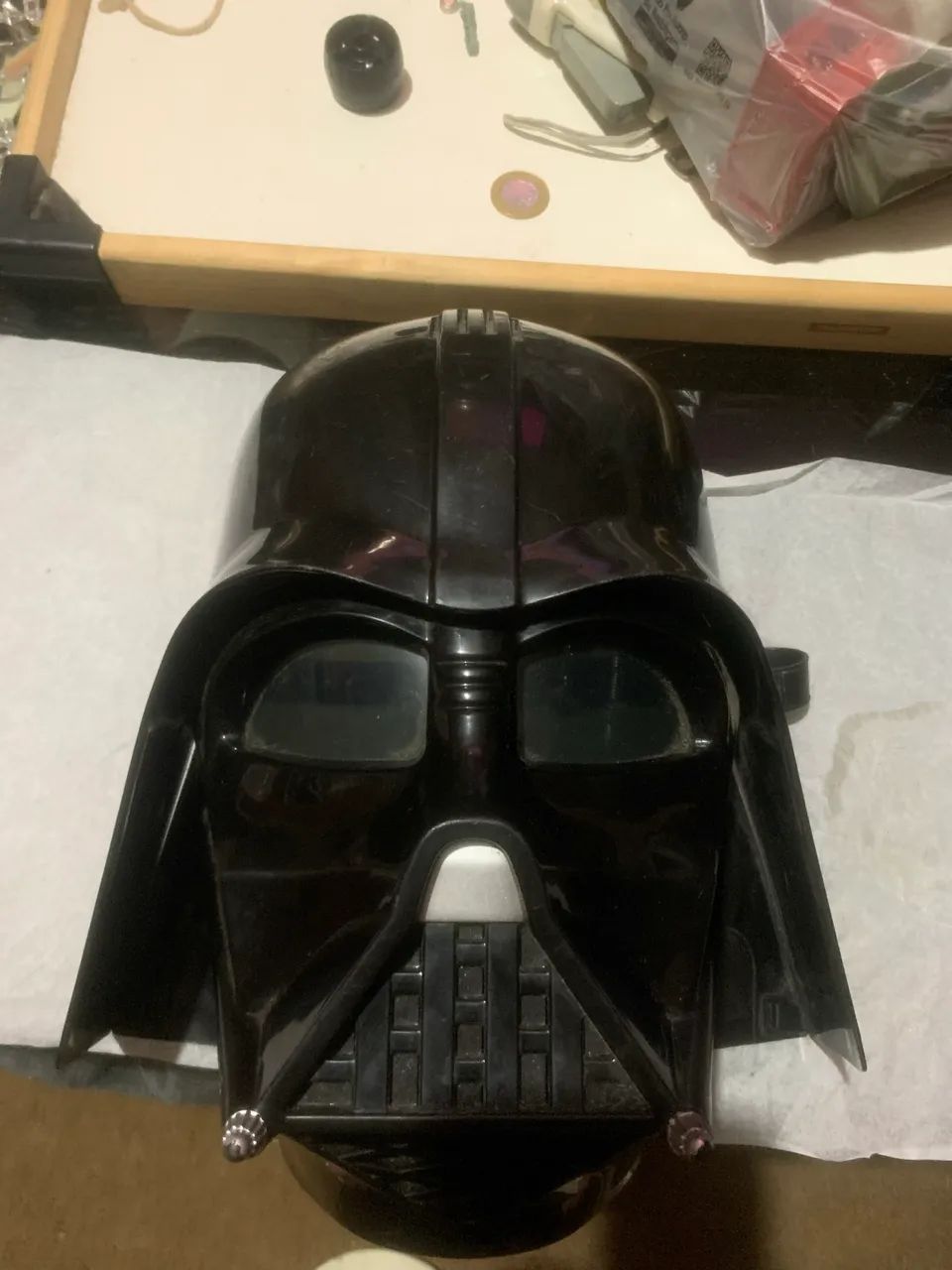 máscara do Darth Vader antiga  - Foto 3