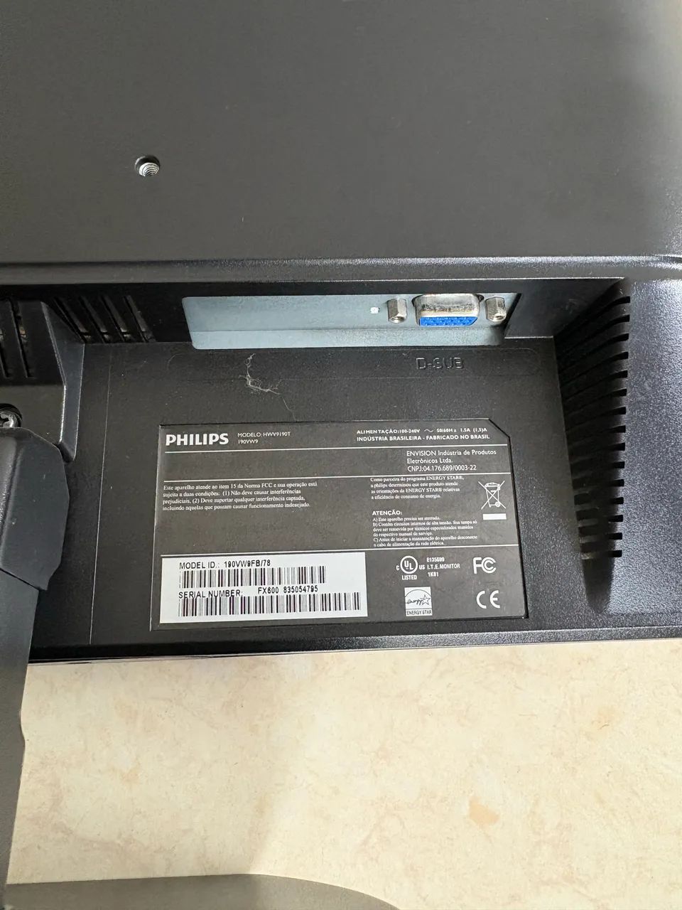 Monitor Philips 19 pol HWV9190T - Foto 3
