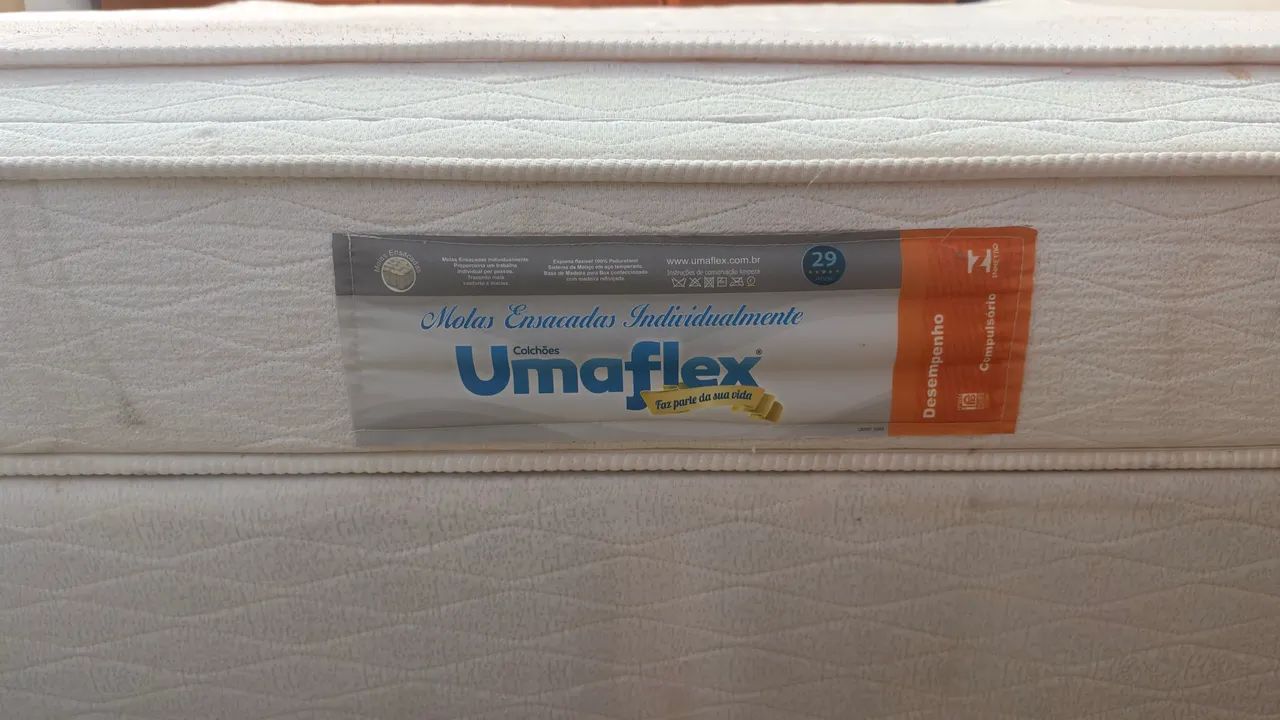 Cama Box King Size Umaflex Itália - Molas Ensacadas e Pillow Top (1,93m x 2,03m) - Foto 3