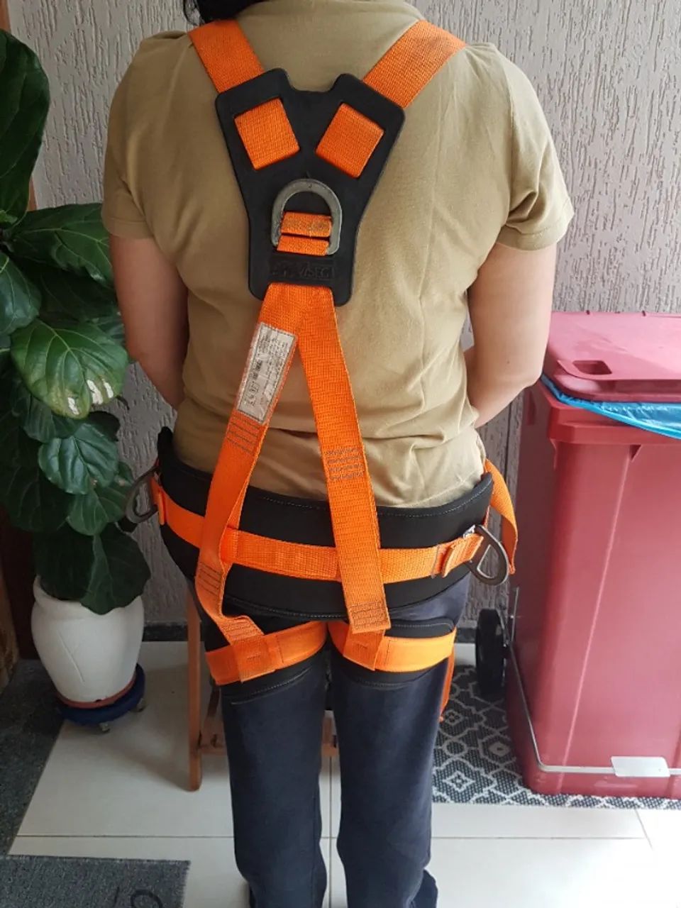Cinto paraquedista abdominal Apaseg com talabarte - Foto 2
