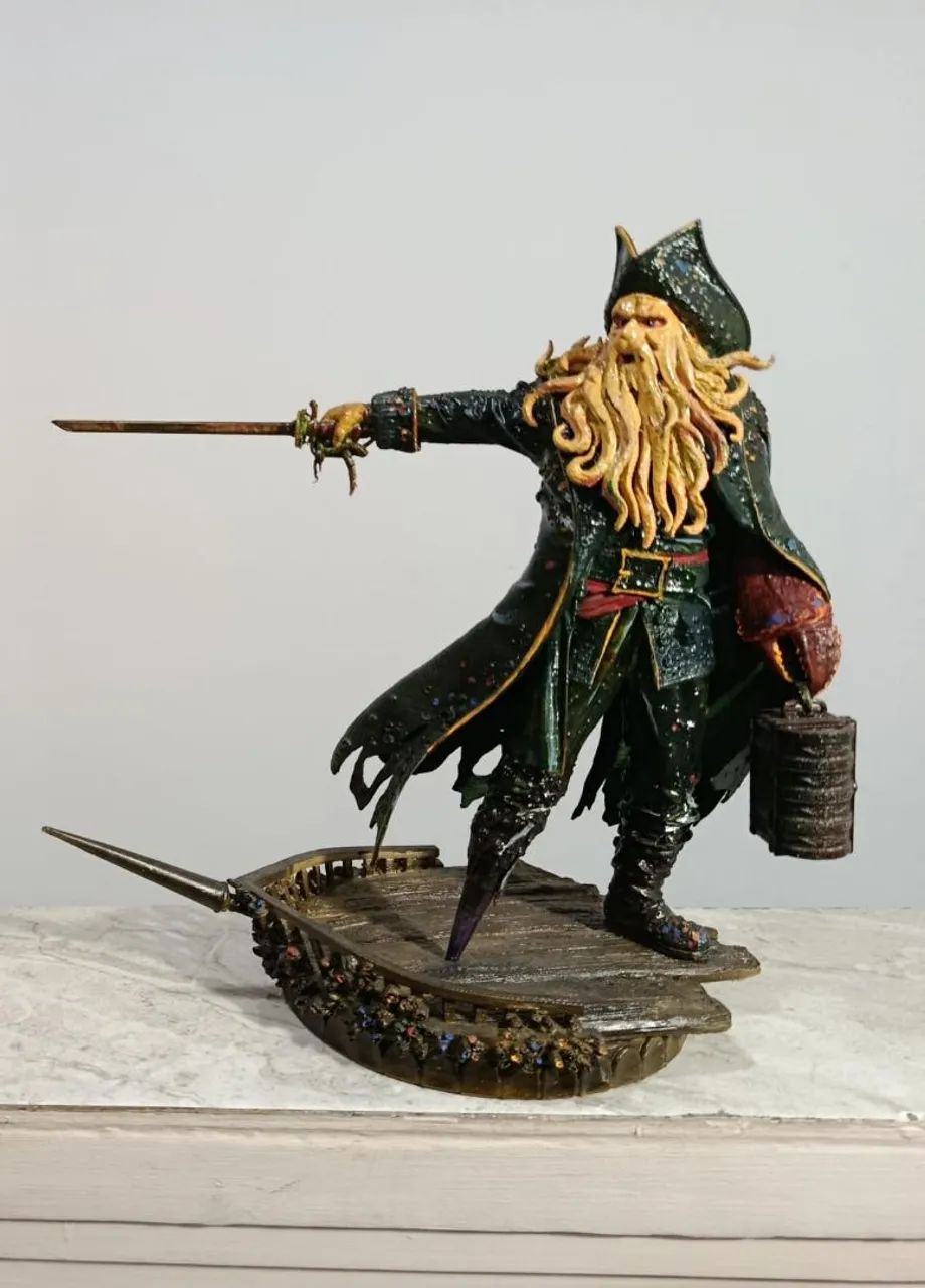 Actiin figure Davy Jones (Pirata do Caribe) - Foto 2
