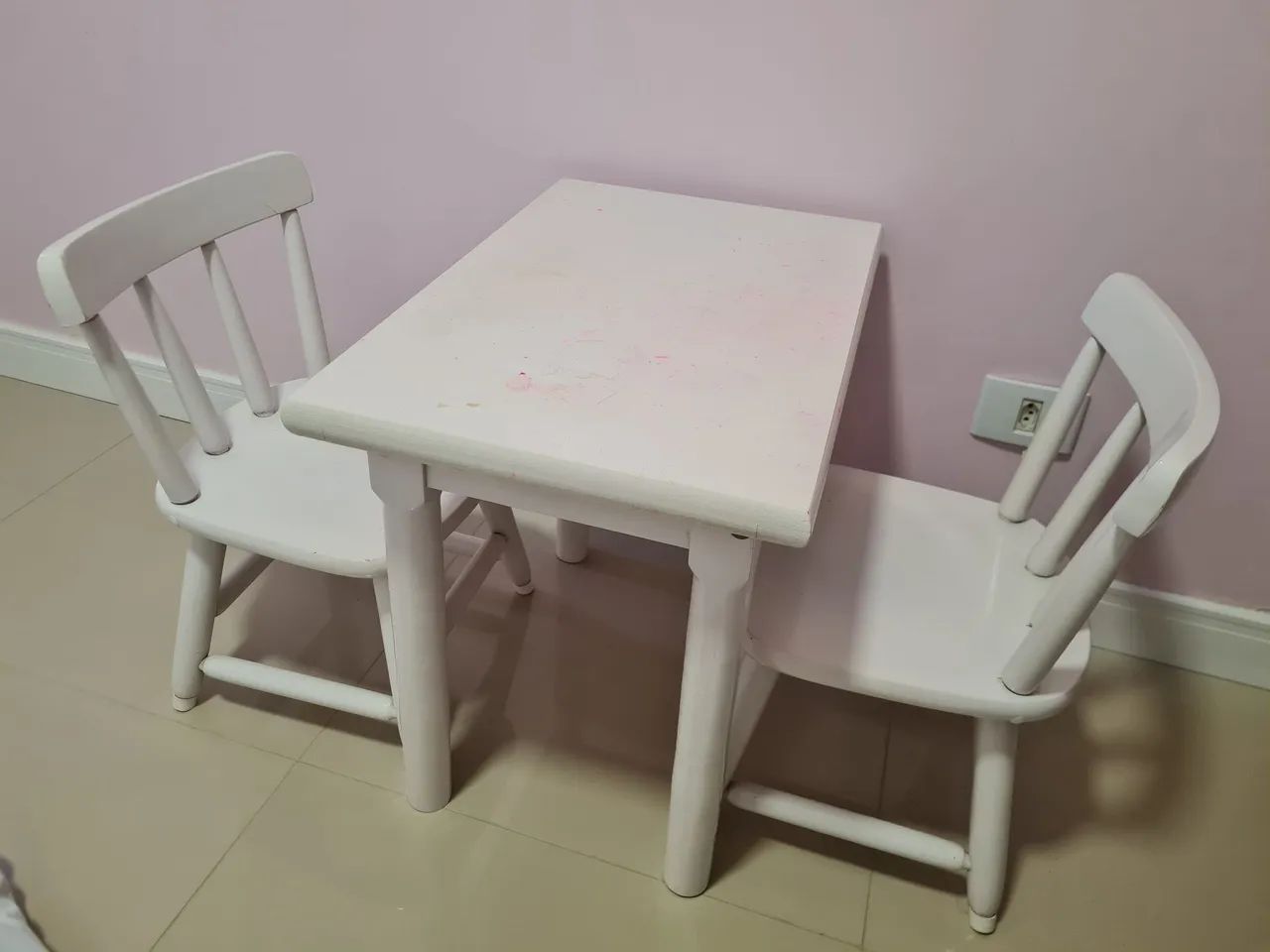 Mesa infantil com cadeira em MDF - Foto 3