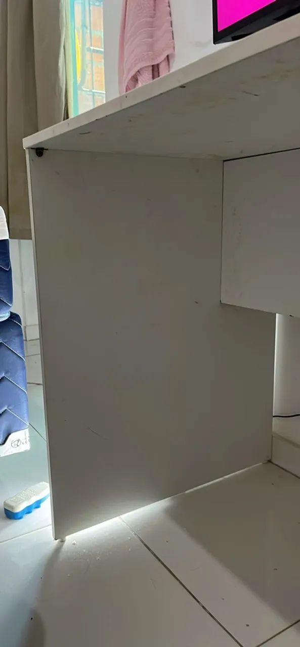 Mesa Branca Para Escritório  - Foto 4