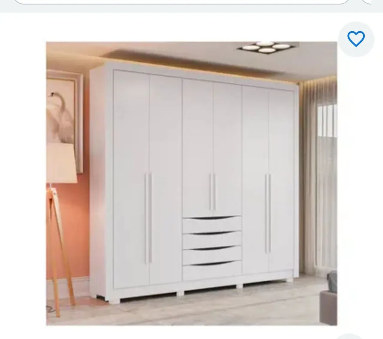 Vendo guarda roupa  grande espaçoso 6 portas  - Foto 3