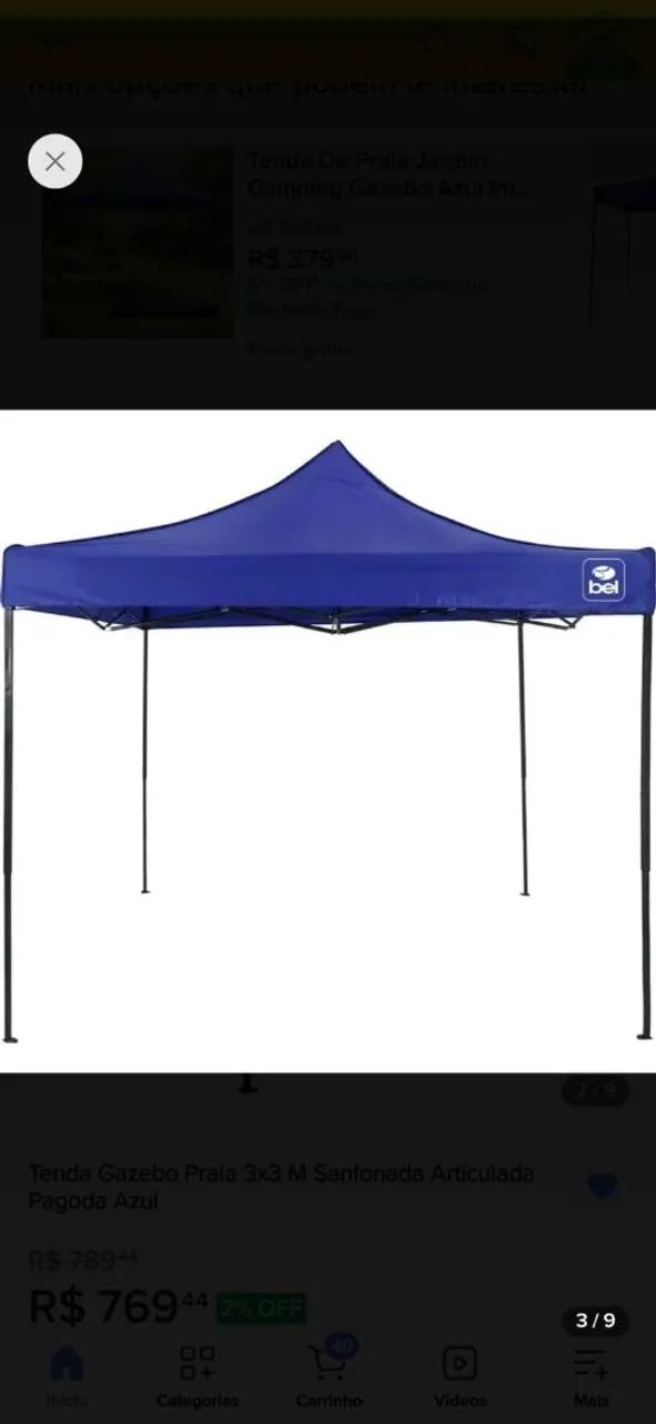 Tenda Bel Articulada 3x3 - Foto 2