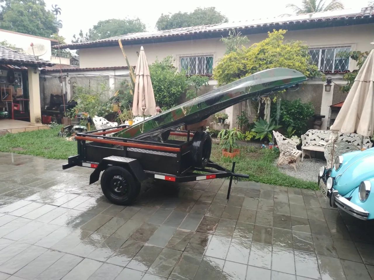 Vendo kit carretinha e caiaque junto.  - Foto 2