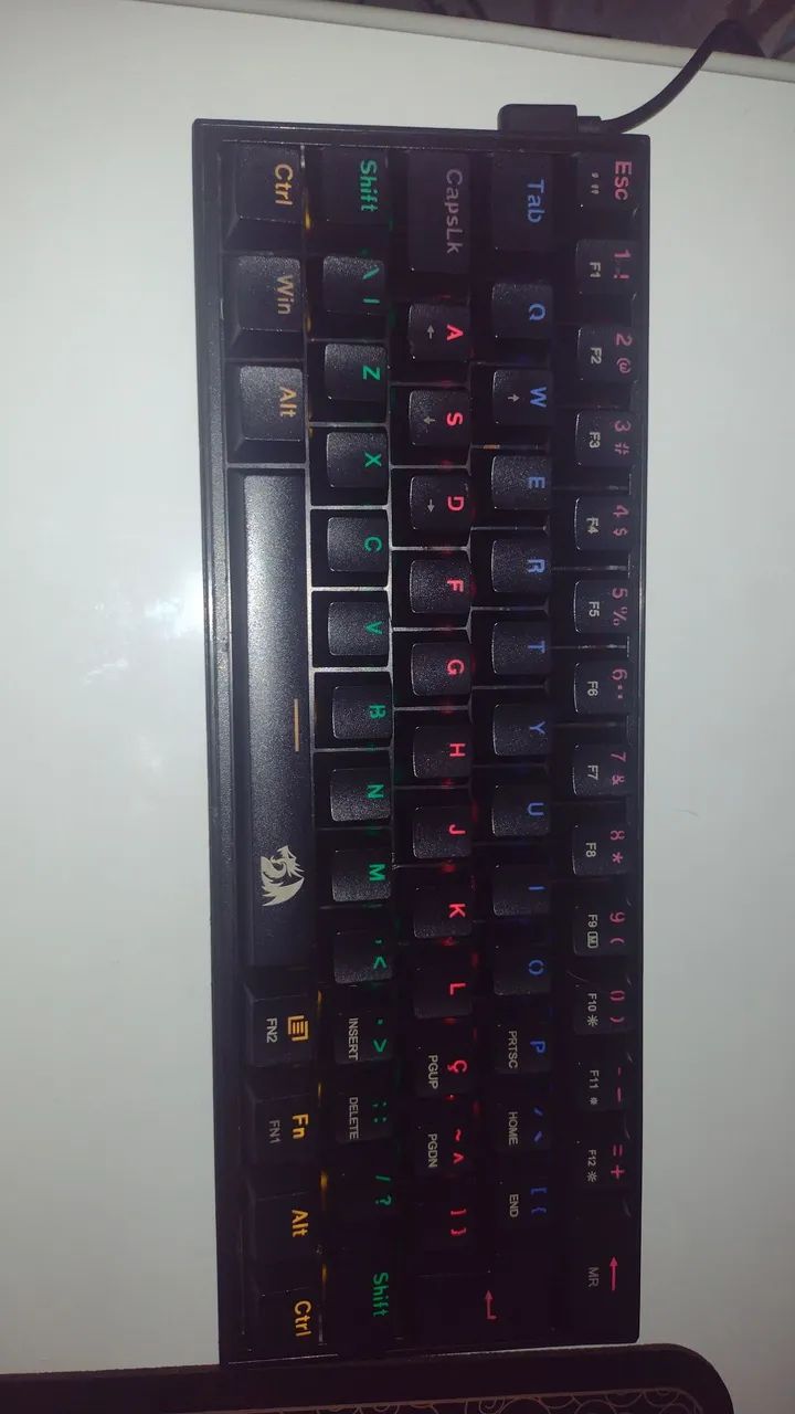 Teclado Mecânico Redragon Fizz Rainbow