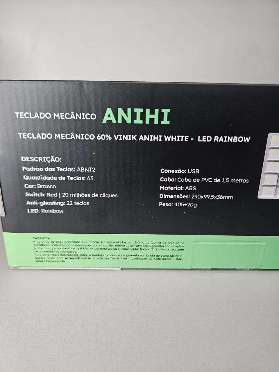 Teclado Mecânico Gamer 60% Switch Red e Blue - Foto 6