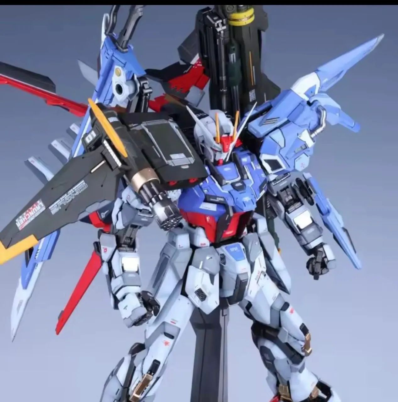 Gundam model kit robô de montar Azul - Foto 2