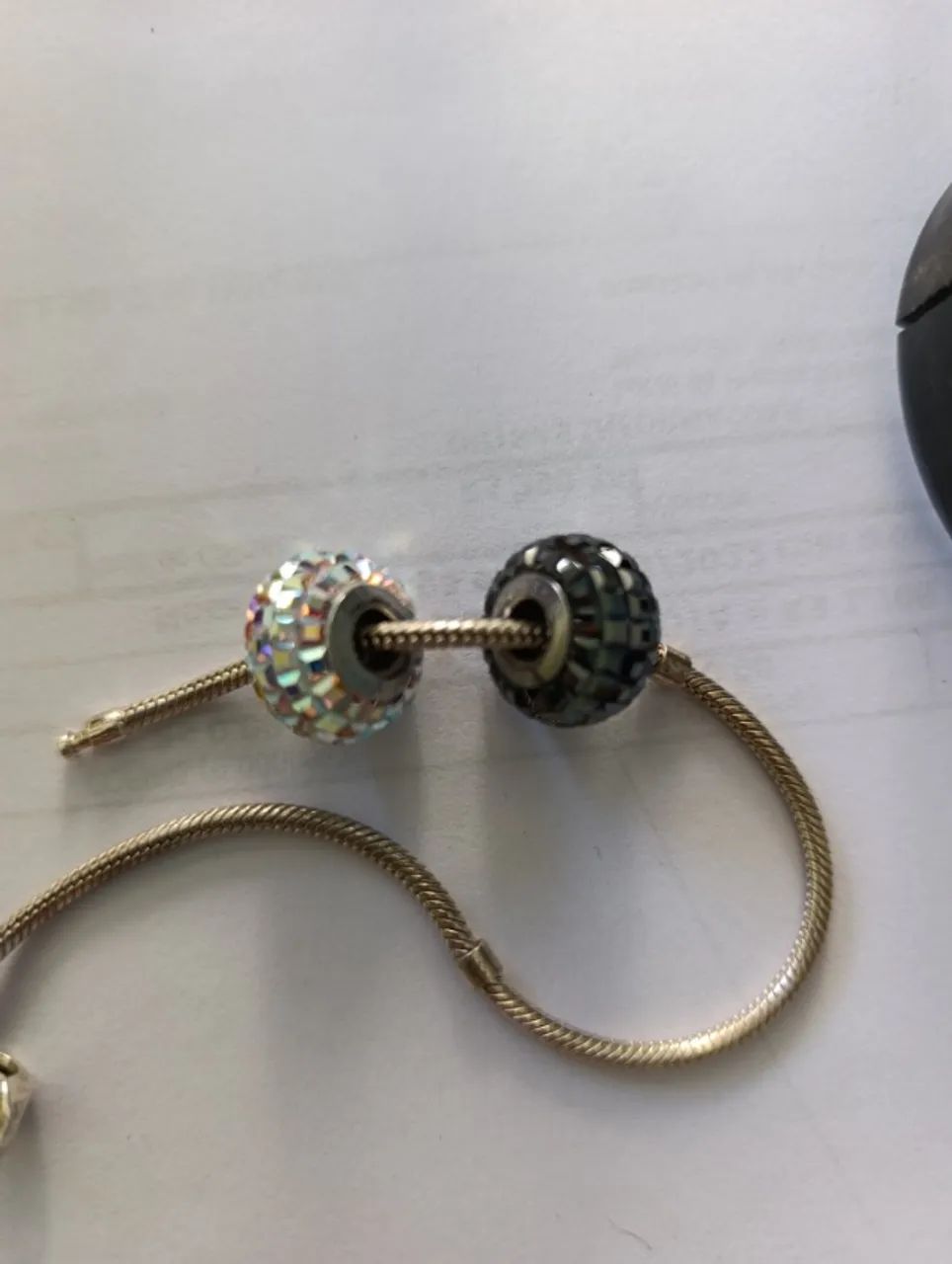 Berloque Swarovski com Pulseira - Foto 3