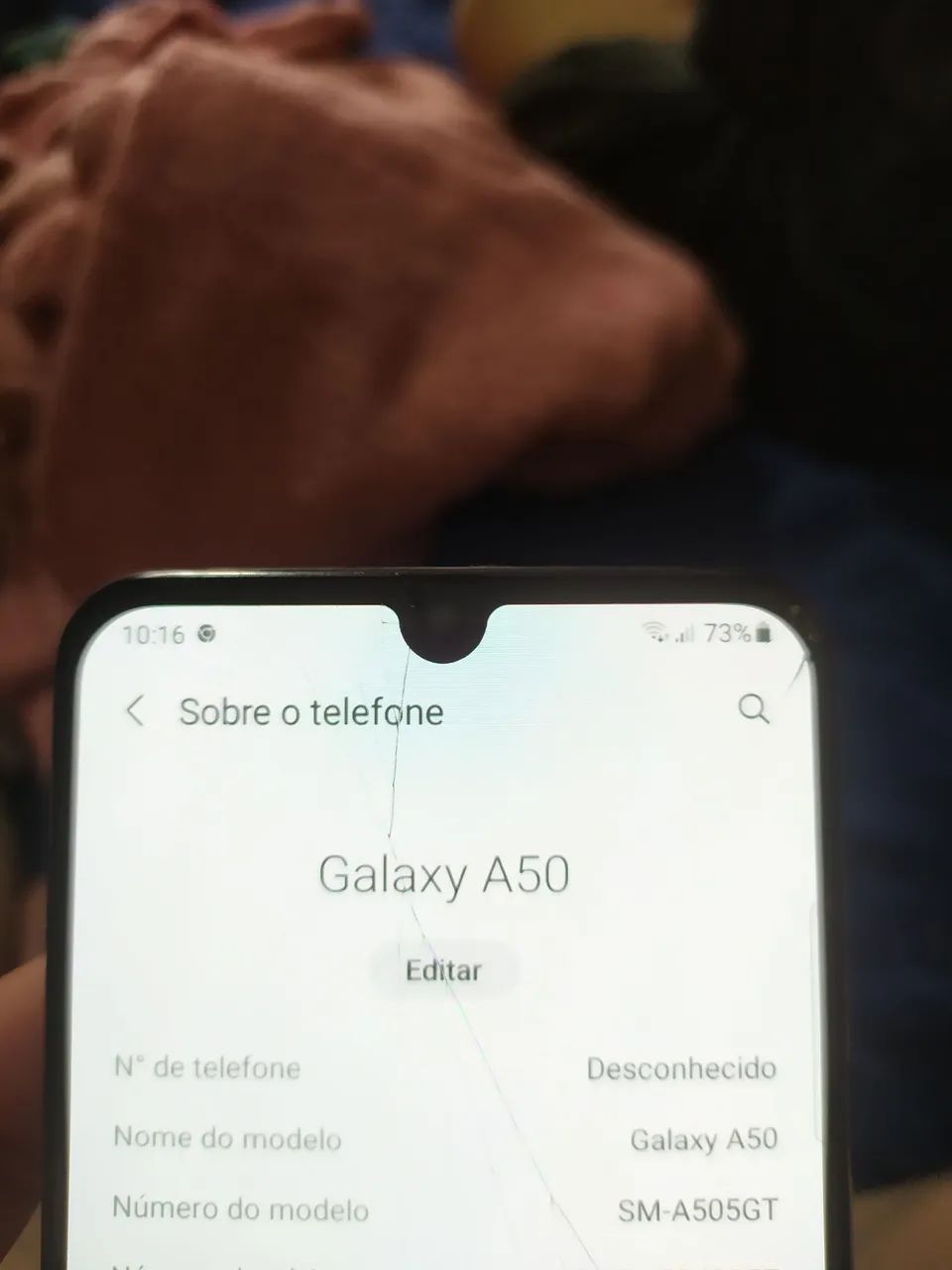 Samsung Galaxy A50 com detalhe  - Foto 2