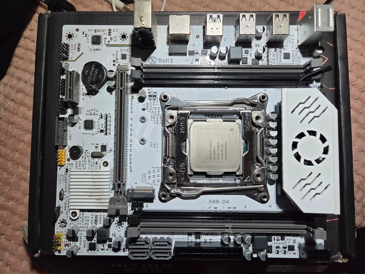 KIT XEON, PLACA MÃE X99 + XEON 2650 V4 + 16 GB DDR4 2133 MHz ECC