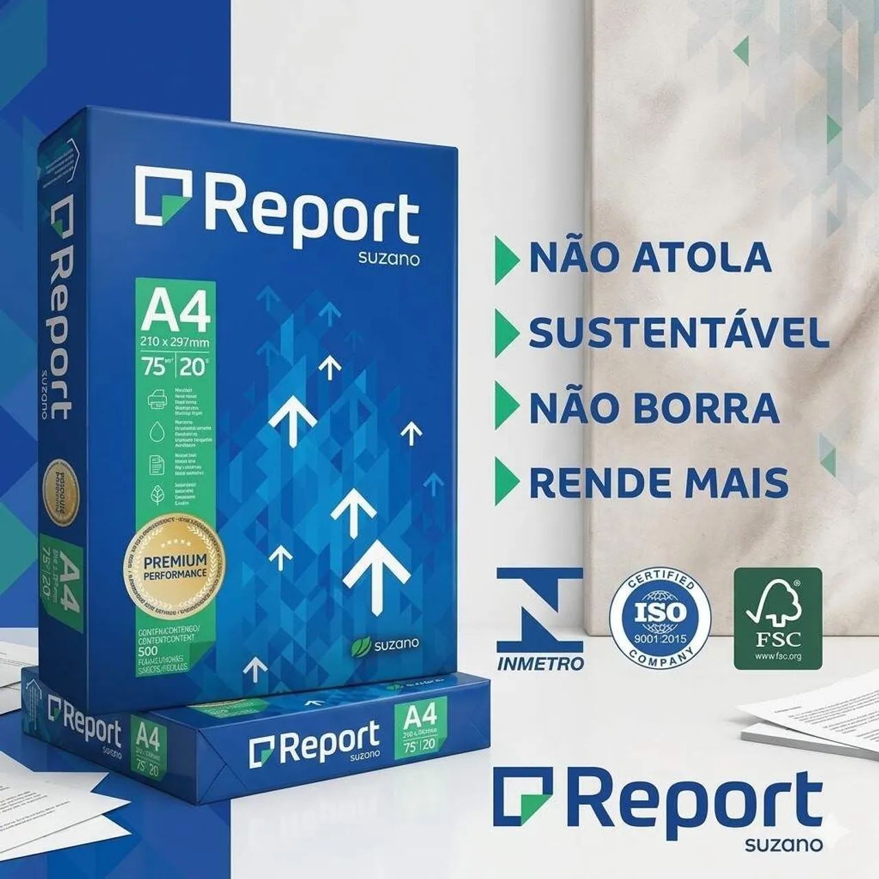 Caixa de papel A4 com 10 resmas R$ 255,00 - Foto 3
