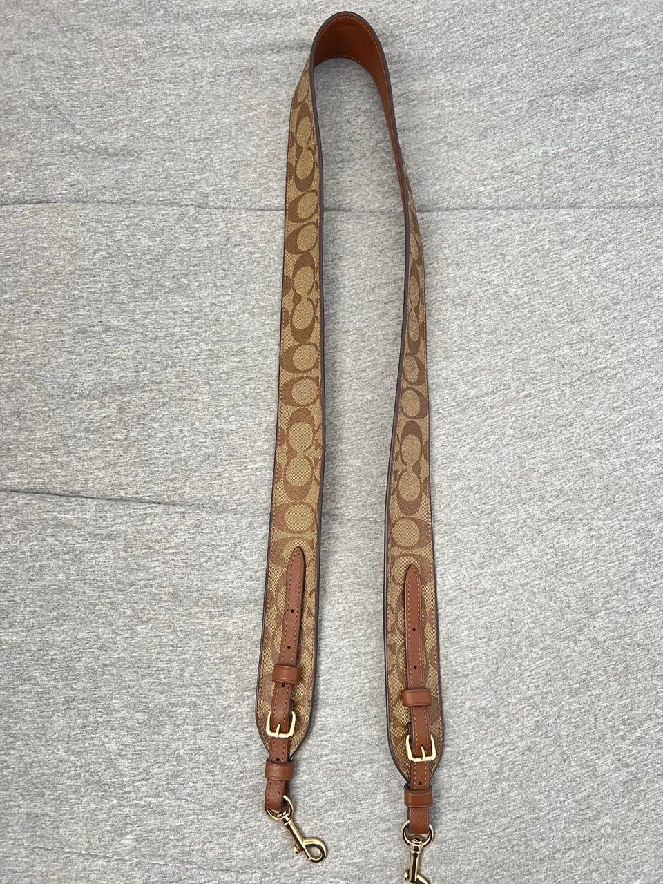 Alça NOVA avulsa bolsa coach signature bege nova 