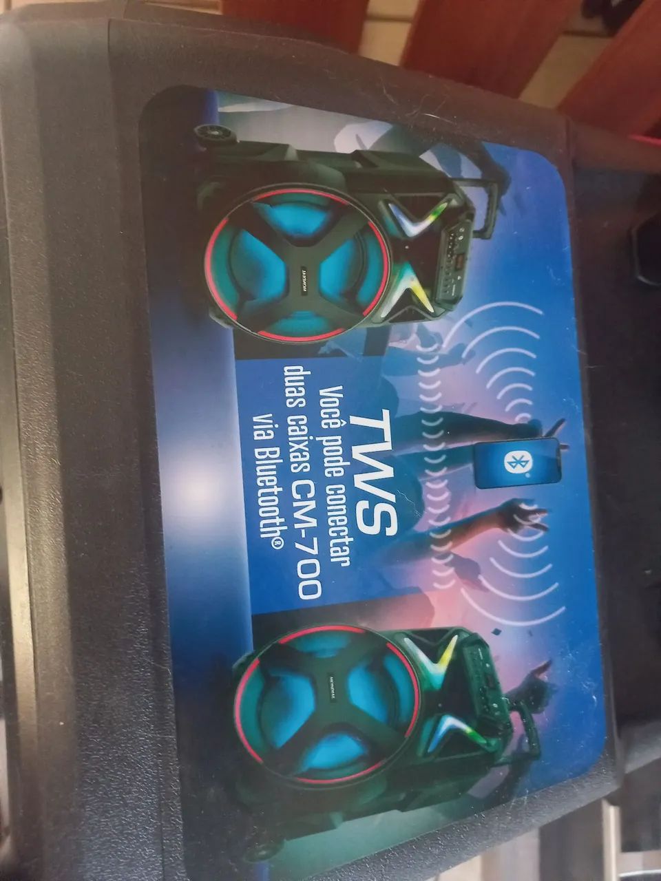 Caixa de som de 700 watts zerada sem uso,  - Foto 4