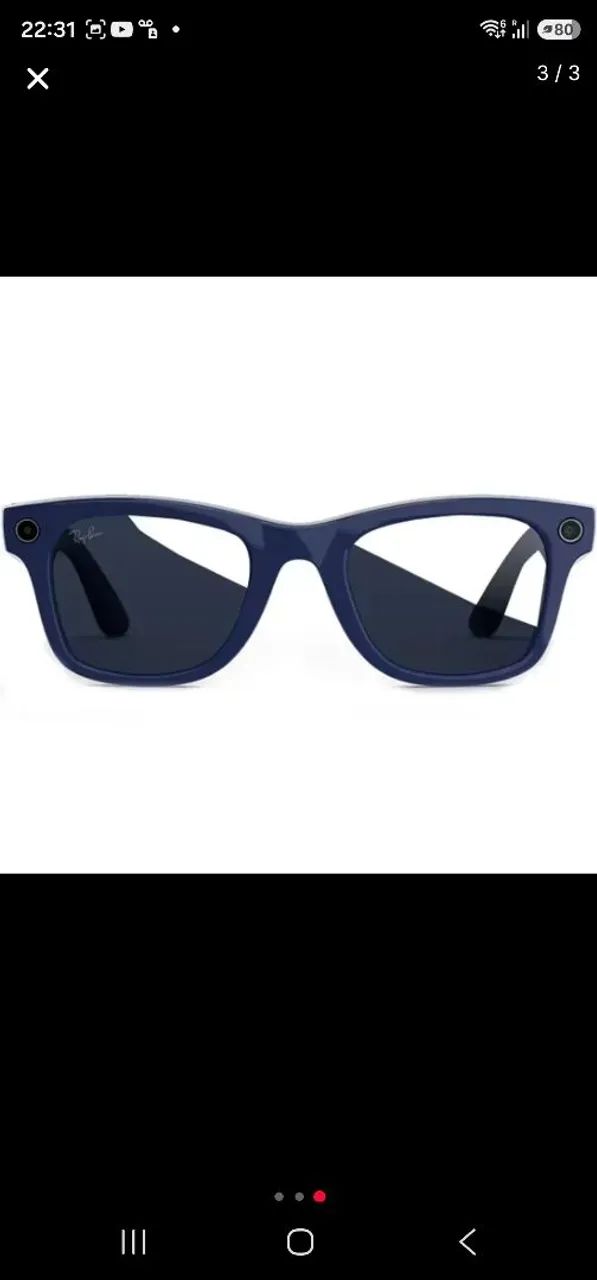 Óculos Ray-Ban Meta Wayfarer Gen 2 - Foto 3