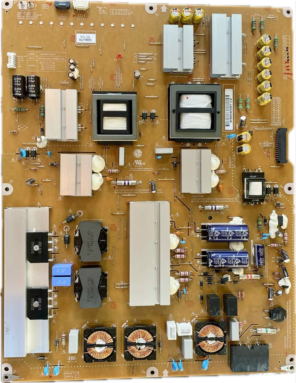 Placa De Alimentação Eay63149101 Lgp5565-14ul12, Compatível