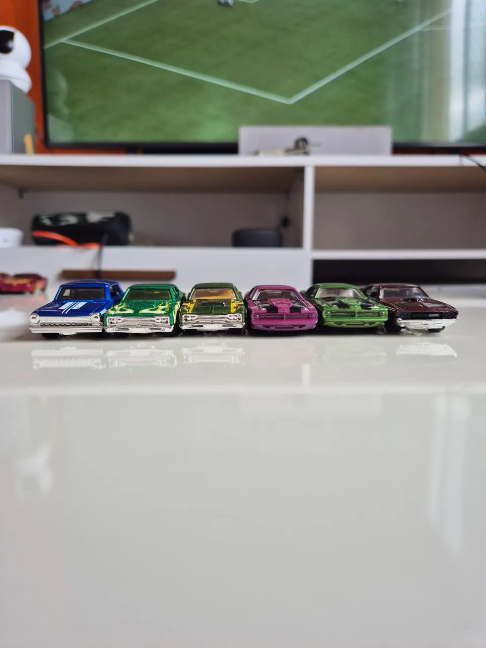 Lote 6 Hot Wheels Muscle Cars - Dodge Charger, Challenger e