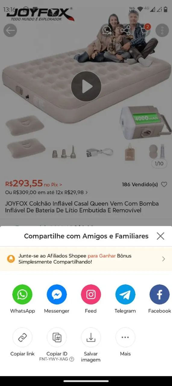 CAMA INFLÁVEL 