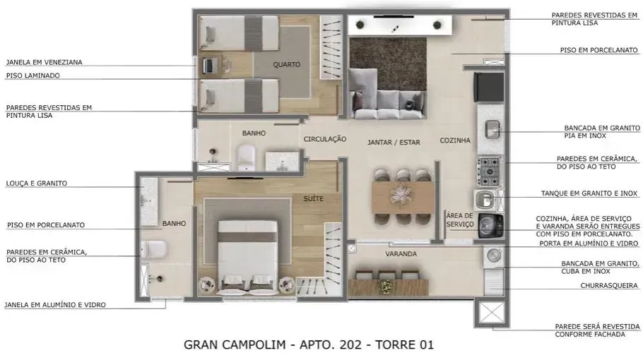 PLANTA 53m²