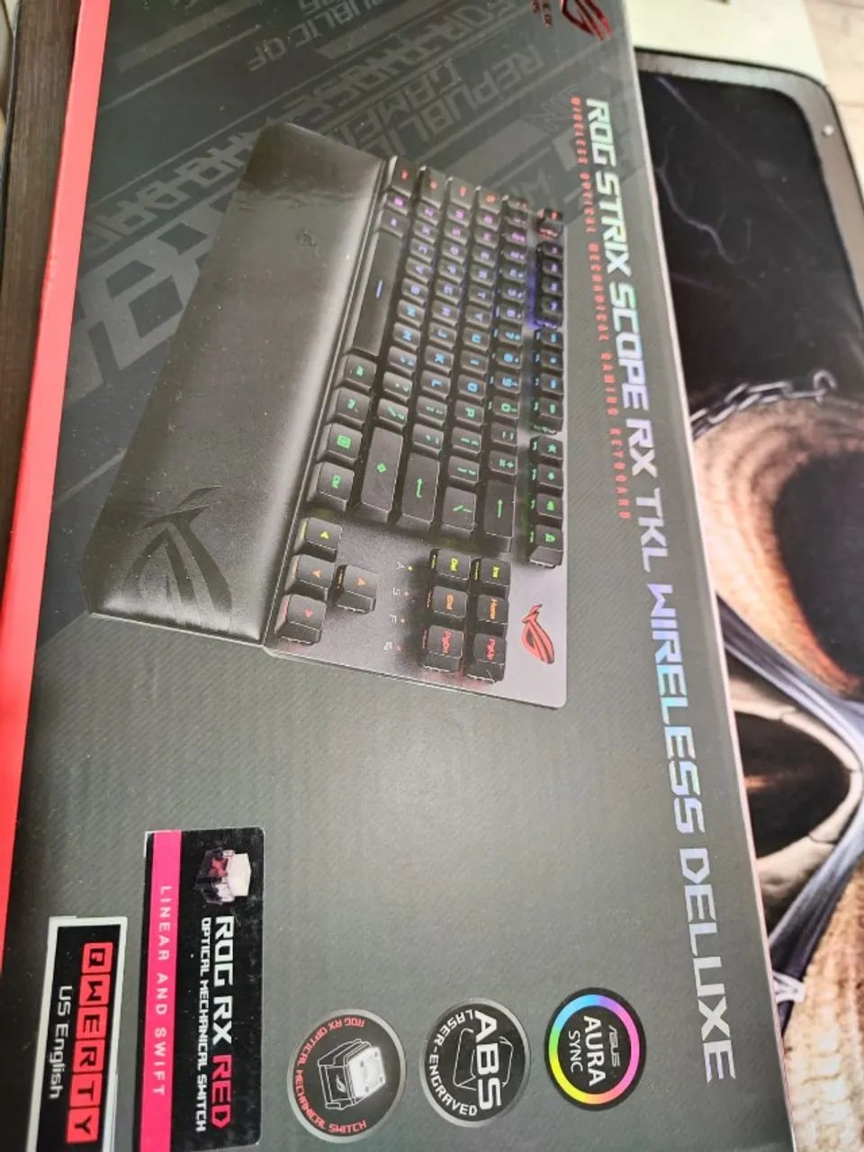 Gaming Keyboard Asus Rog Strix Scope Rx Tkl Wireless Deluxe - Foto 4