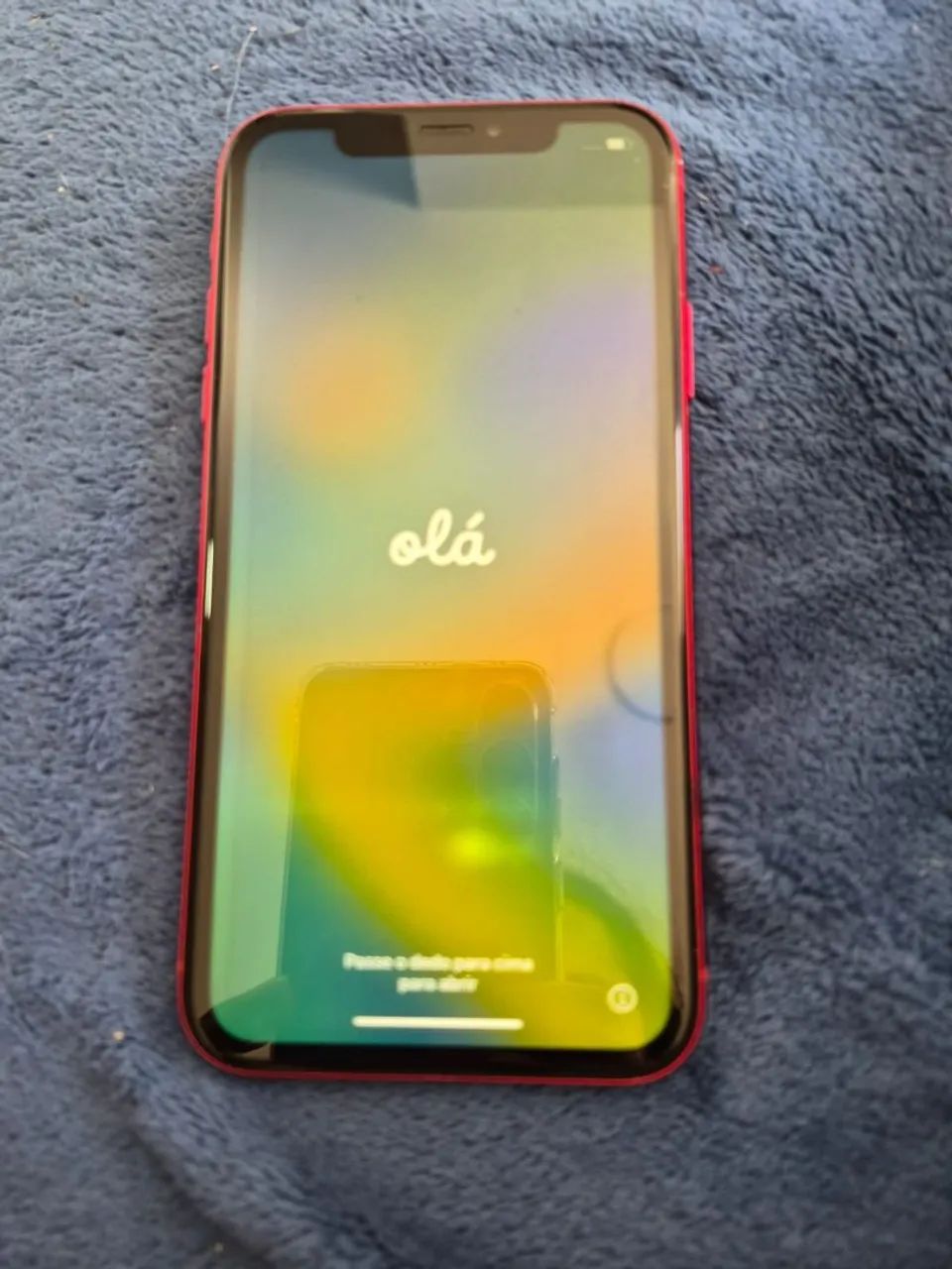 IPhone XR vermelho sem marcas de uso
