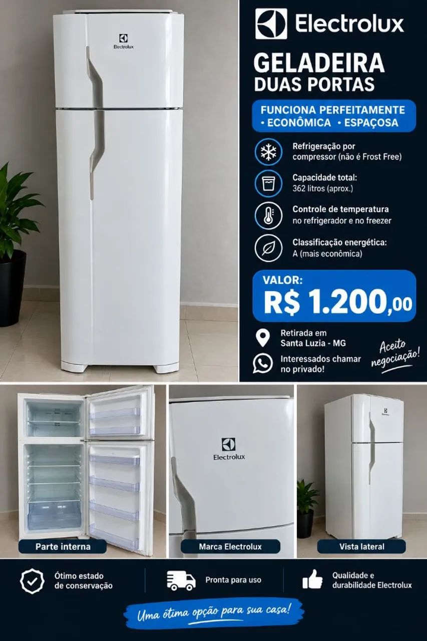 Geladeira Eletrolux 