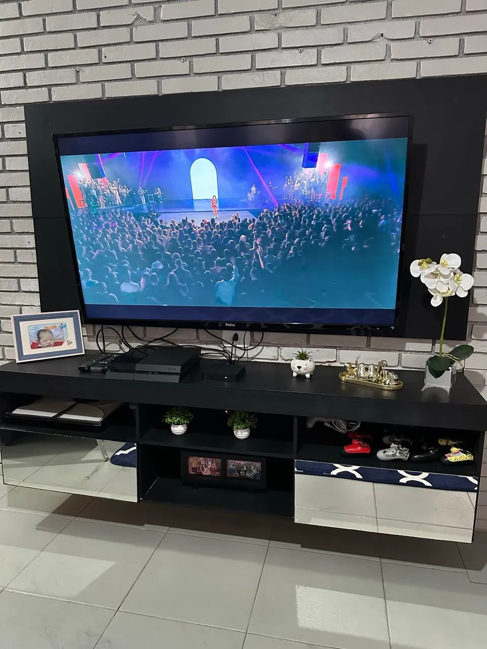 Rack com painel