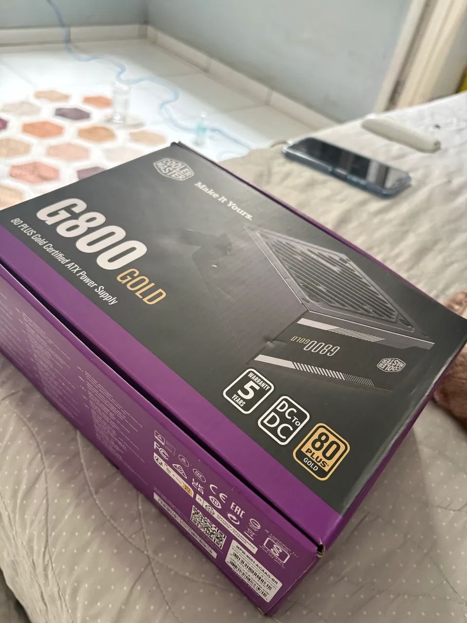 Fonte Cooler Master g800w gold 80plus - Foto 4