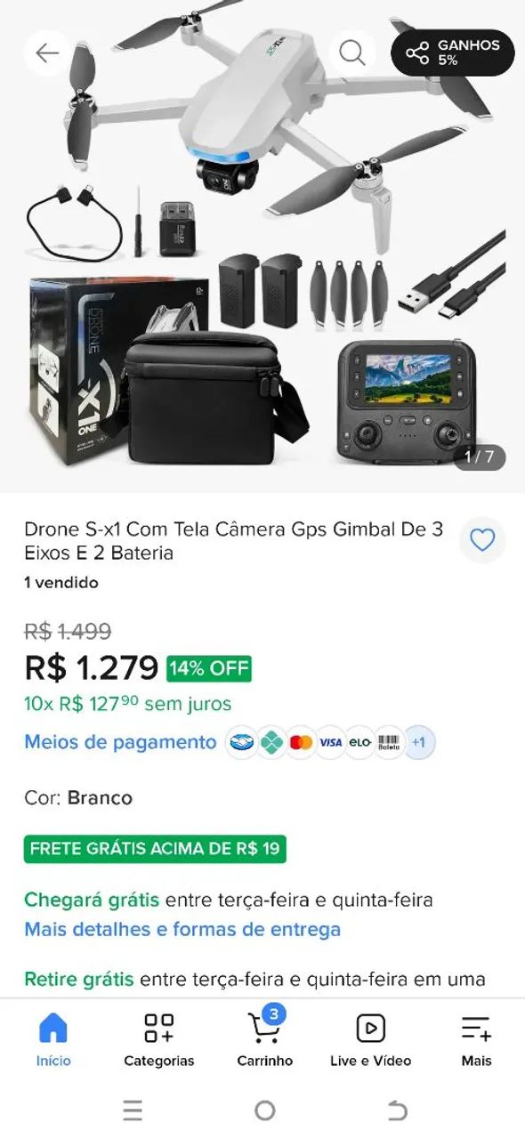 Drone sx1 alcance 1,5 km - Foto 5