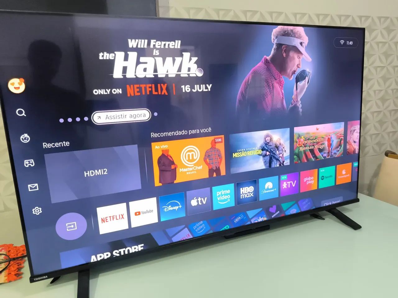 SMART TV 55 POLEGADAS 4K FININHA? - Foto 5