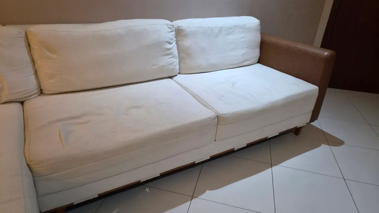 Sofá com Chaise - BAIXOU!!!  - Foto 2