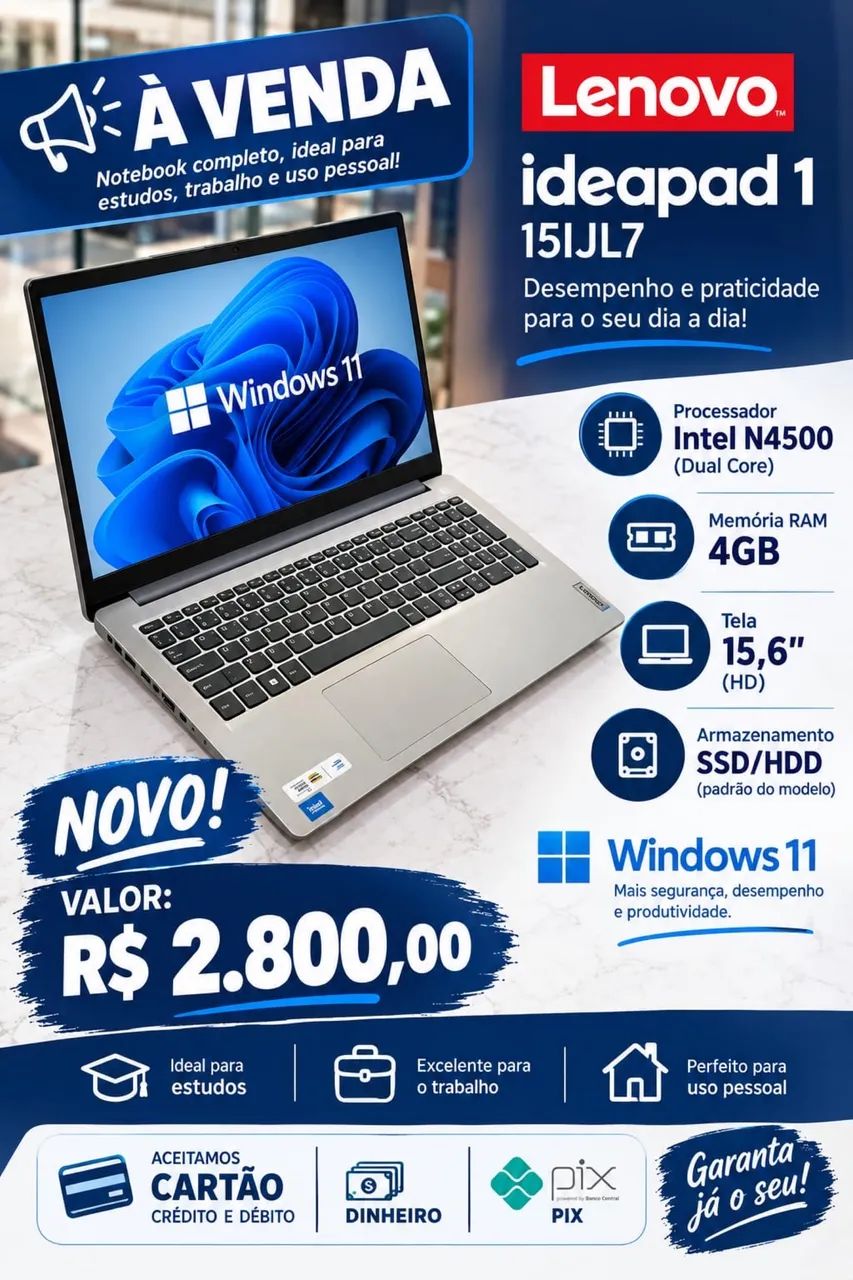 Notebook Lenovo novo