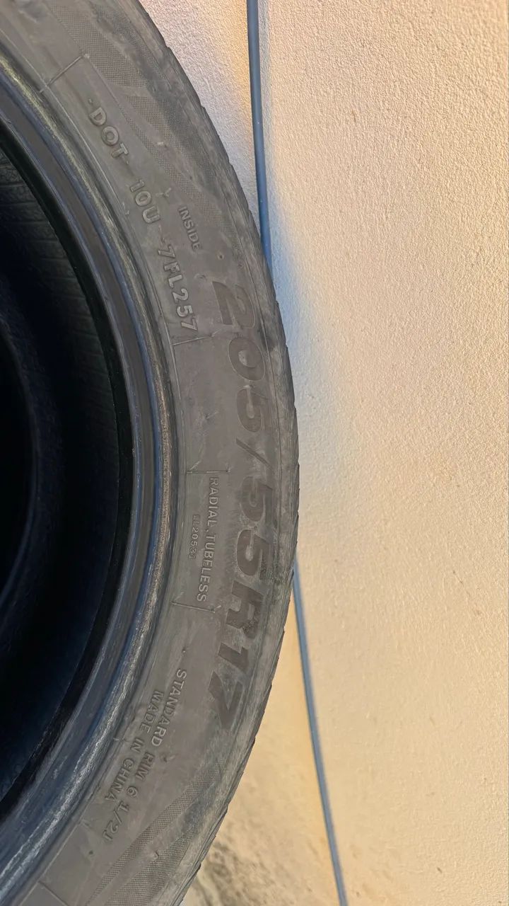 Pneus aro 17   Meia vida  - Foto 3