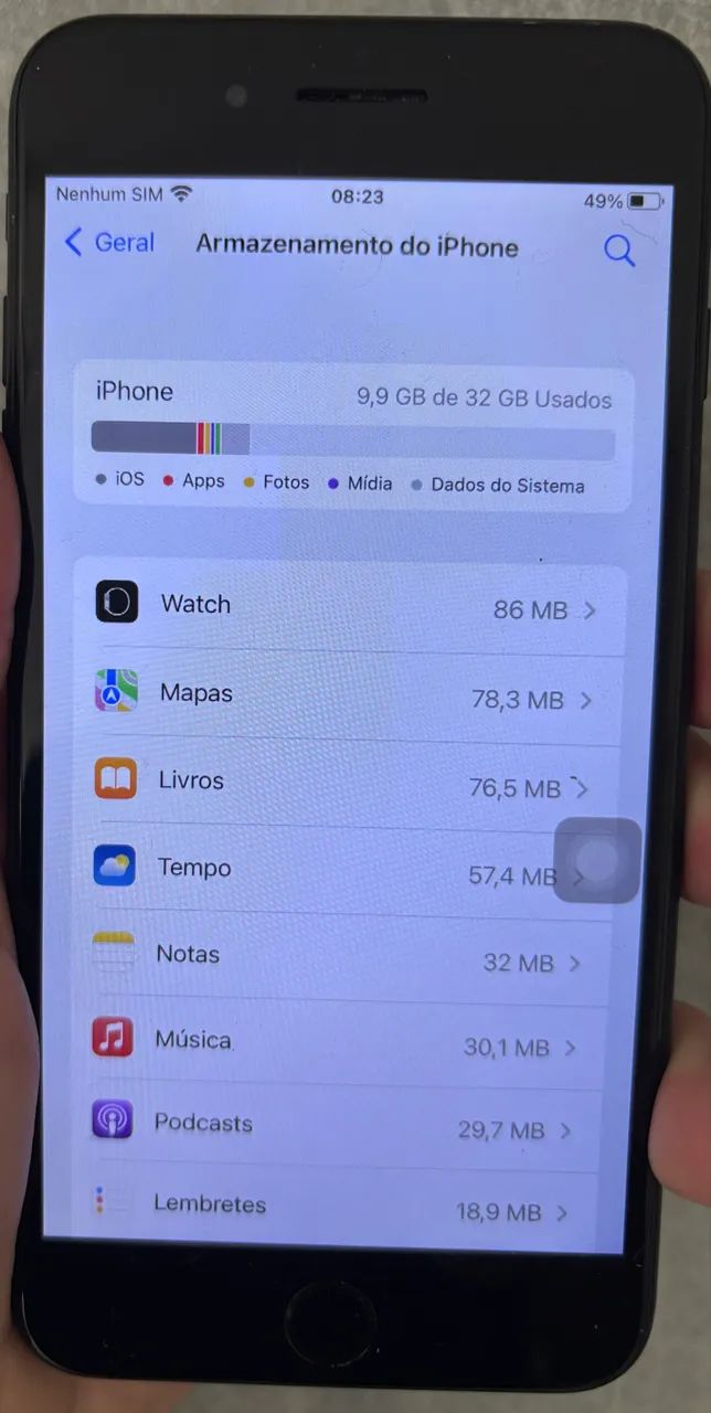 Iphone 7plus preto 32gb - Foto 2