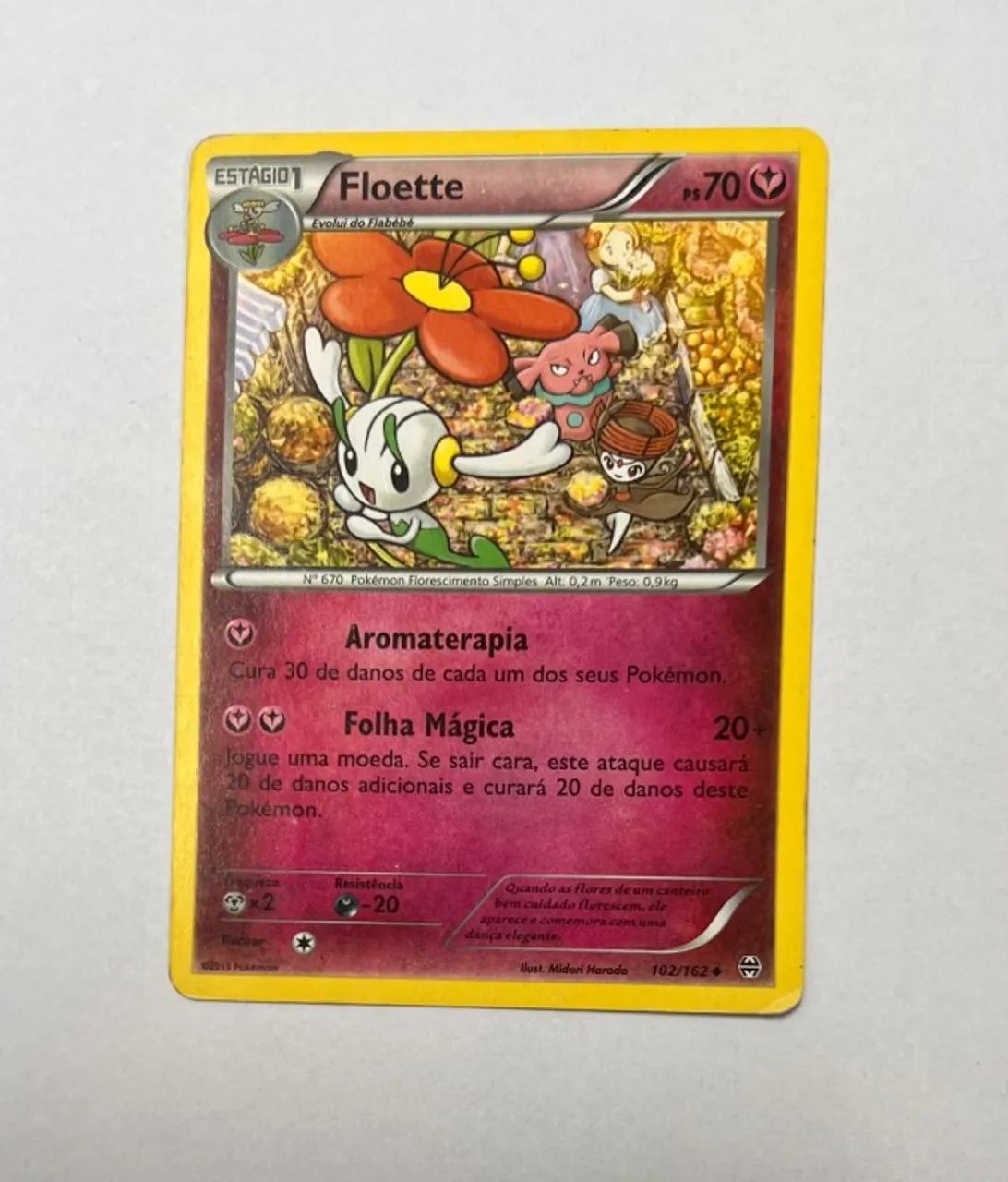 Carta Pokémon Floette (102/162)