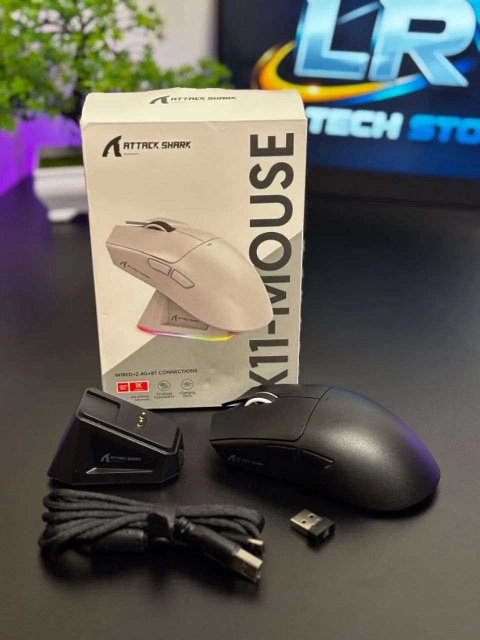 MOUSE ATTACK SHARK X11 ENTREGA GRÁTIS - Foto 2